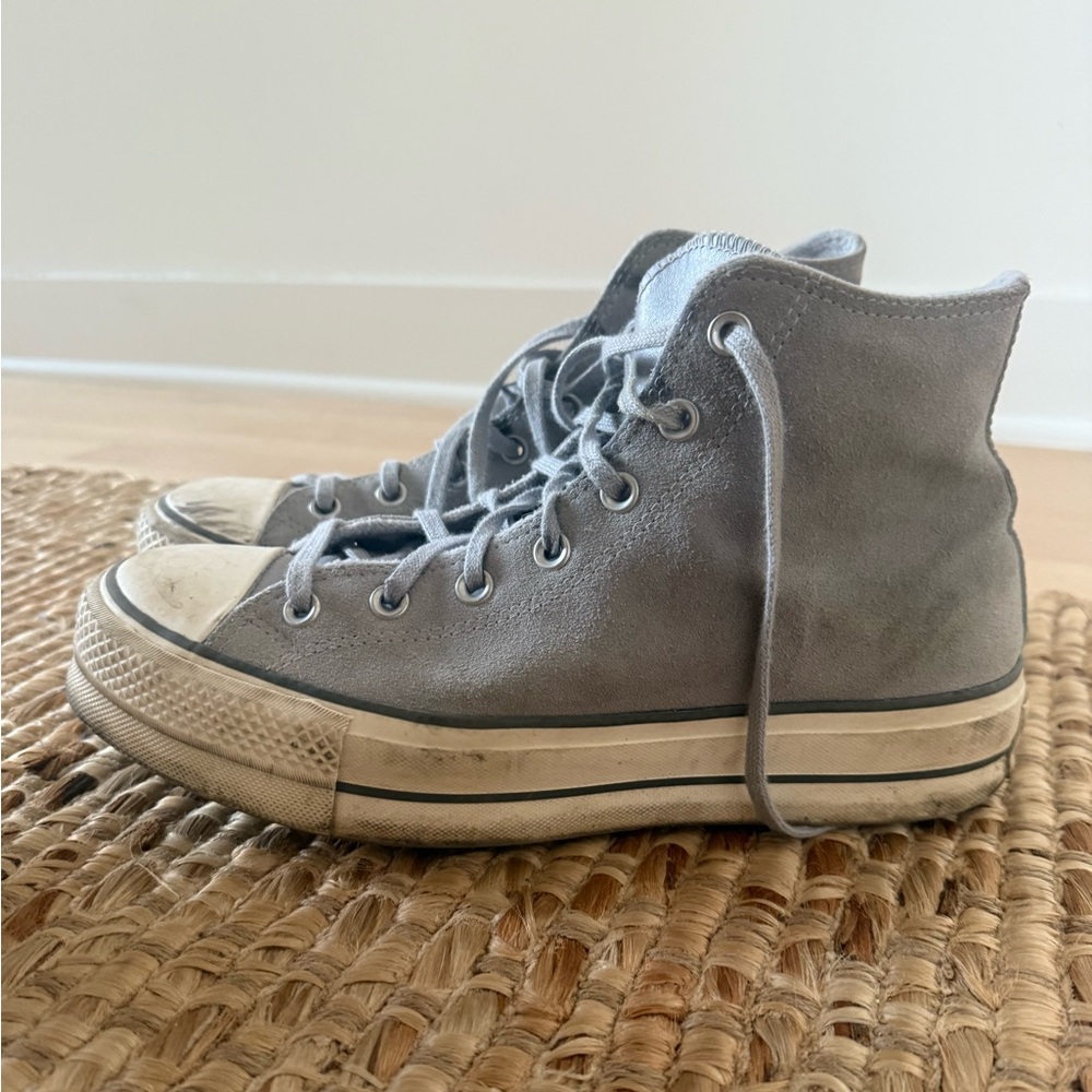 Converse Light Gray High-Tops